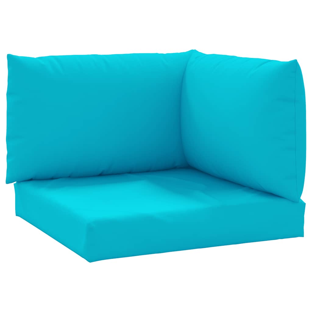 Palletkussens 3 st oxford stof turquoise is nu te koop bij PeponiXL, paradijselijk wonen!