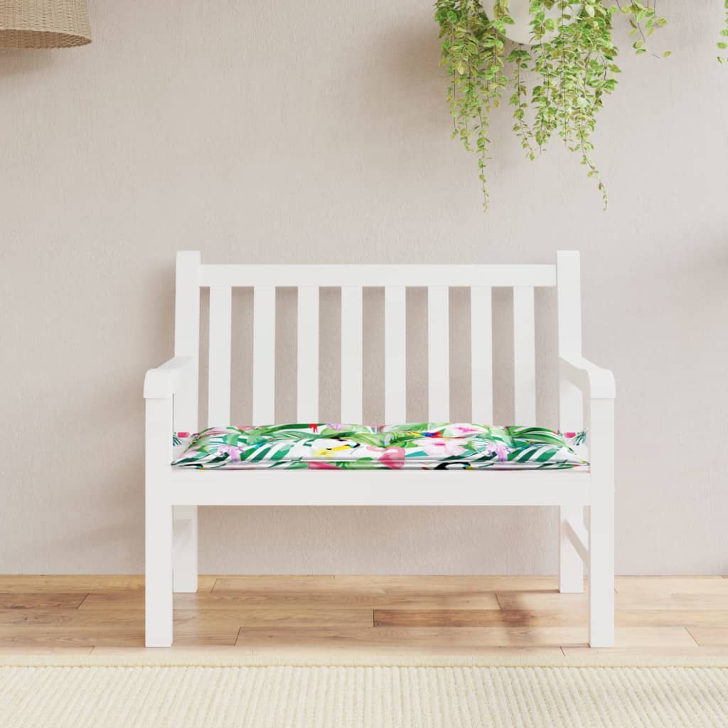 Tuinbankkussen 110x50x7 cm stof meerkleurig is nu te koop bij PeponiXL, paradijselijk wonen!