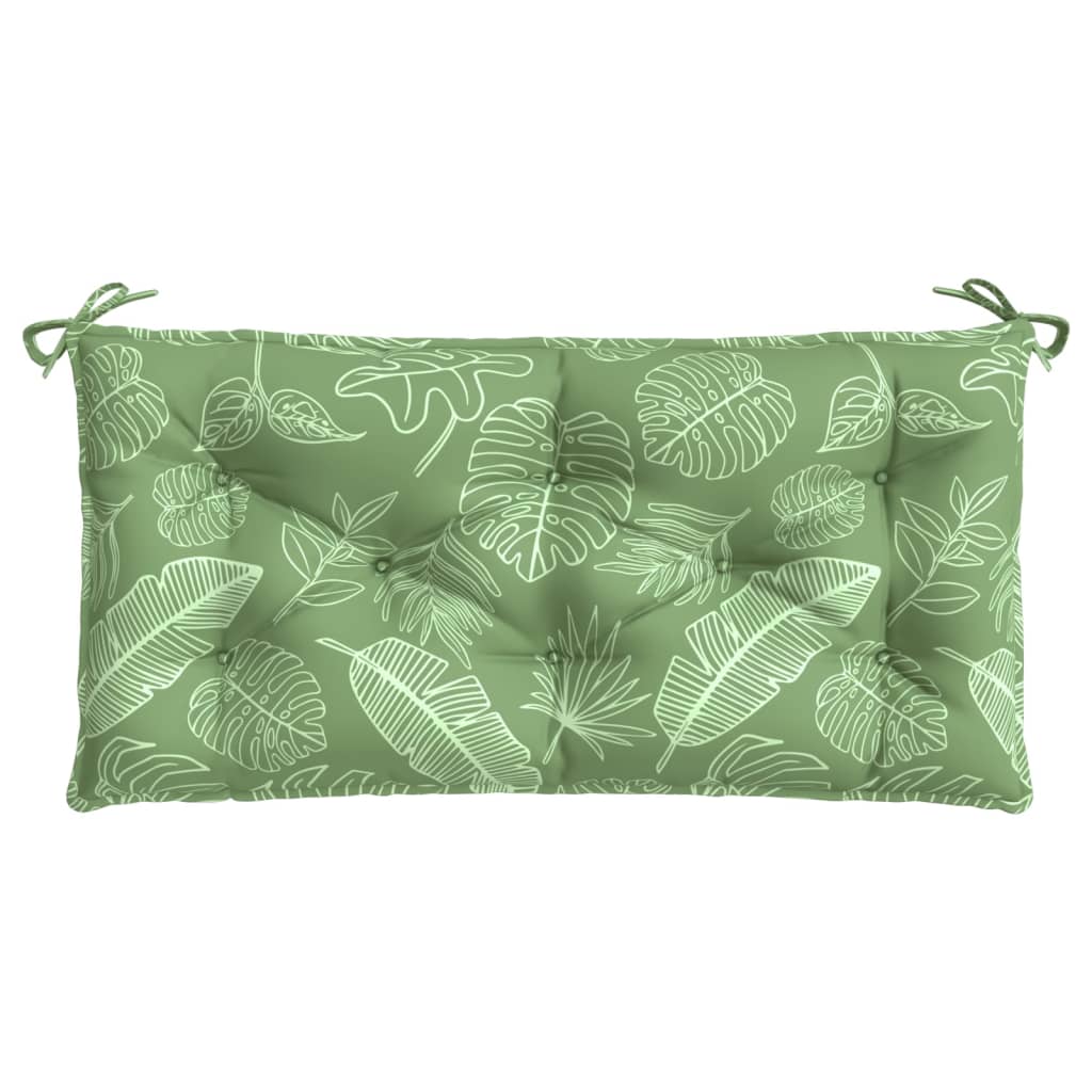 Tuinbankkussen bladpatroon 110x50x7 cm stof is nu te koop bij PeponiXL, paradijselijk wonen!