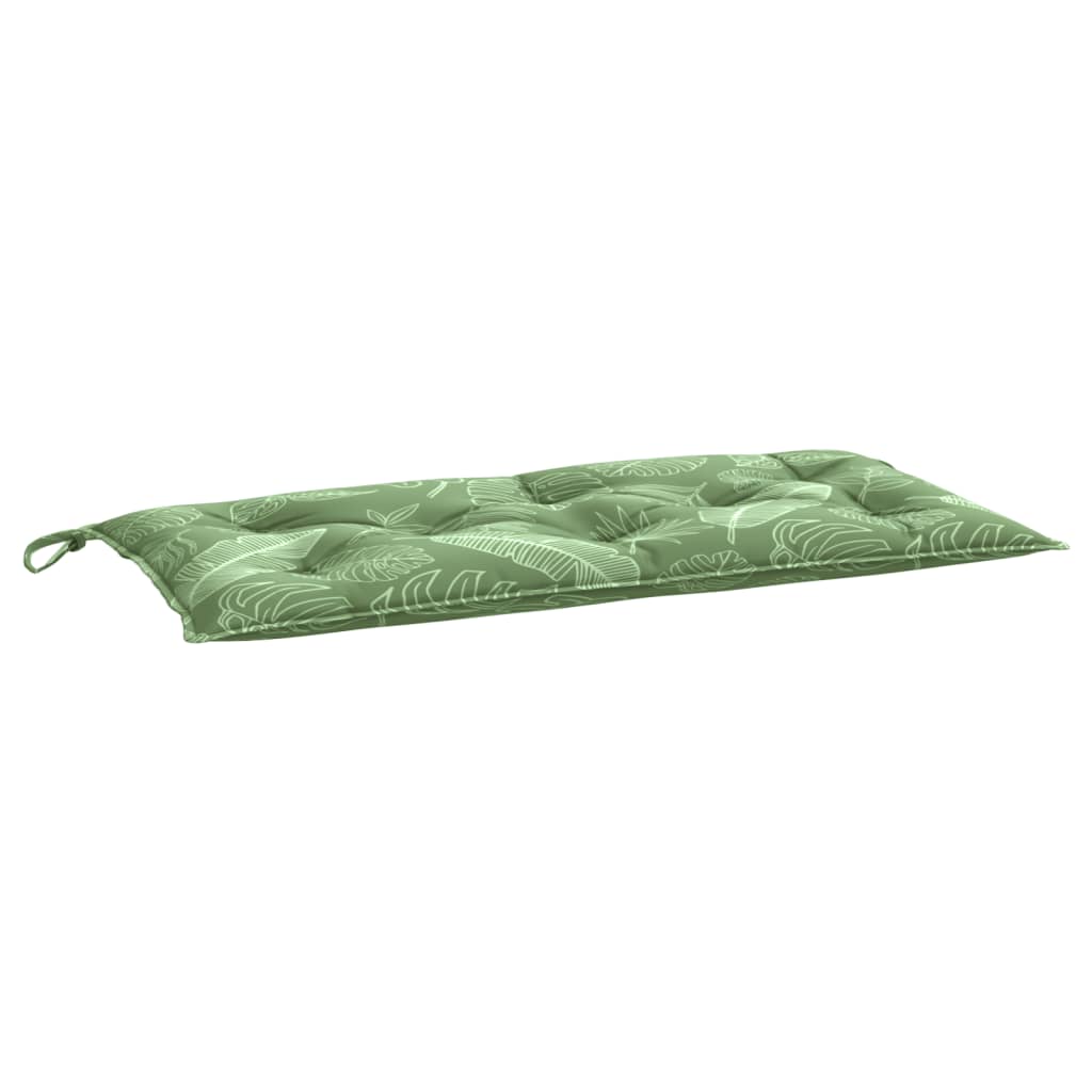 Tuinbankkussen bladpatroon 110x50x7 cm stof is nu te koop bij PeponiXL, paradijselijk wonen!