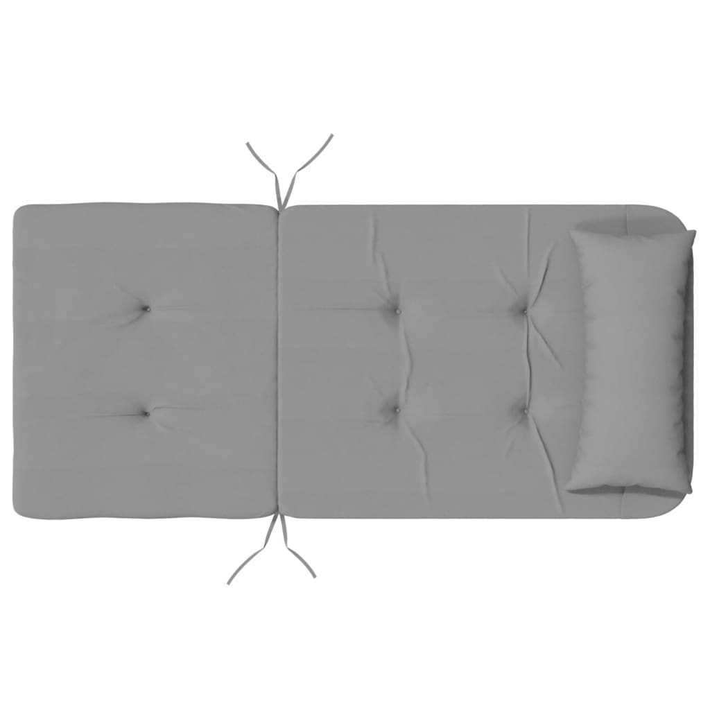 Stoelkussens 2 st Adirondack oxford stof grijs is nu te koop bij PeponiXL, paradijselijk wonen!