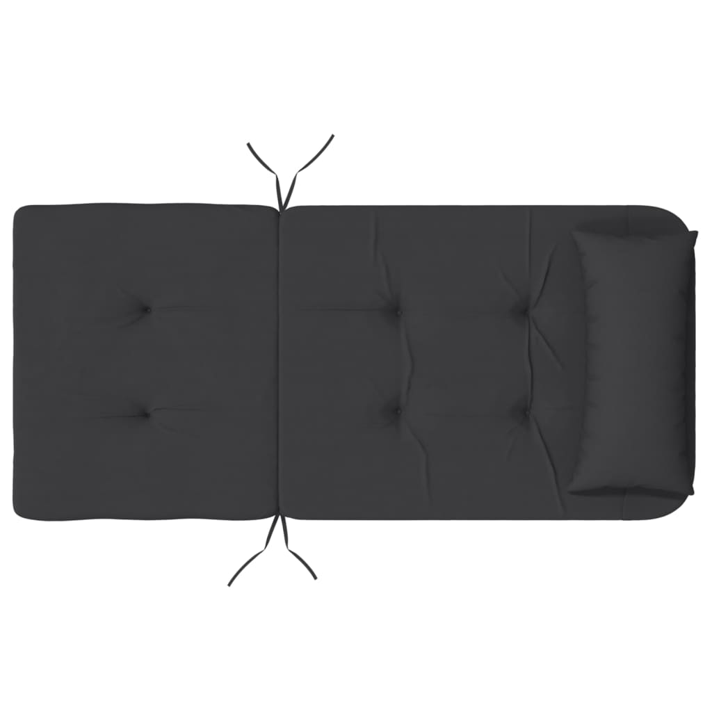 Stoelkussens 2 st Adirondack oxford stof zwart is nu te koop bij PeponiXL, paradijselijk wonen!
