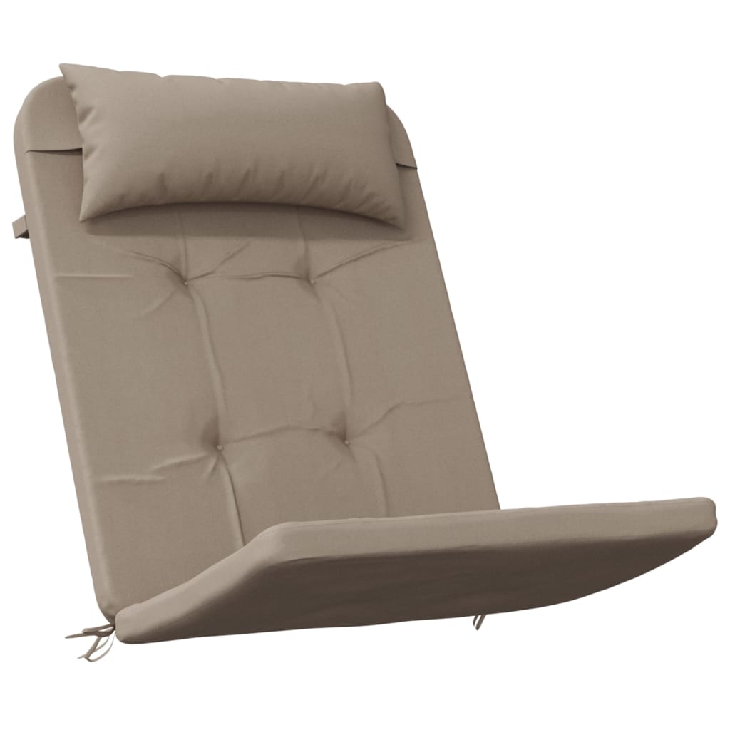 Stoelkussens 2 st Adirondack oxford stof taupe