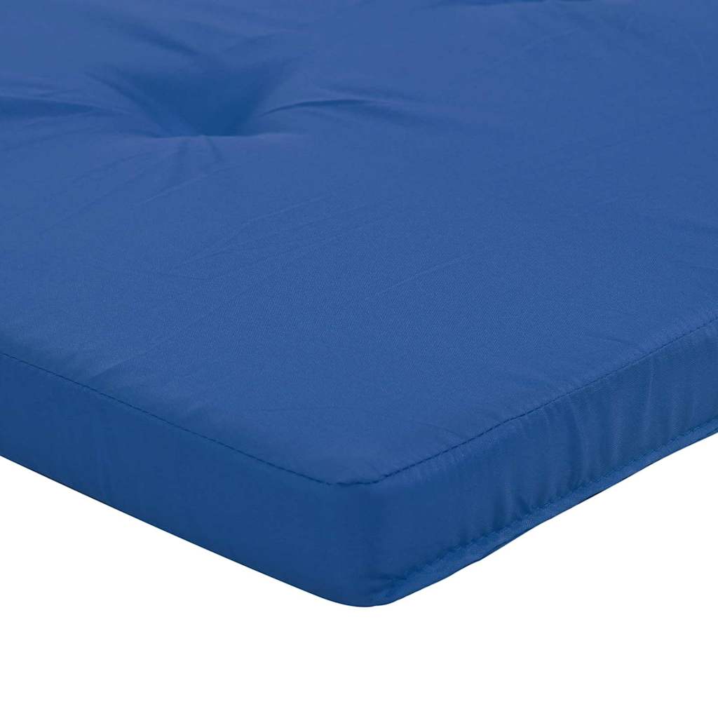 Stoelkussens Effen 2 pcs Blauw 58 x 77 x 4,5 cm Oxford Stof is nu te koop bij PeponiXL, paradijselijk wonen!