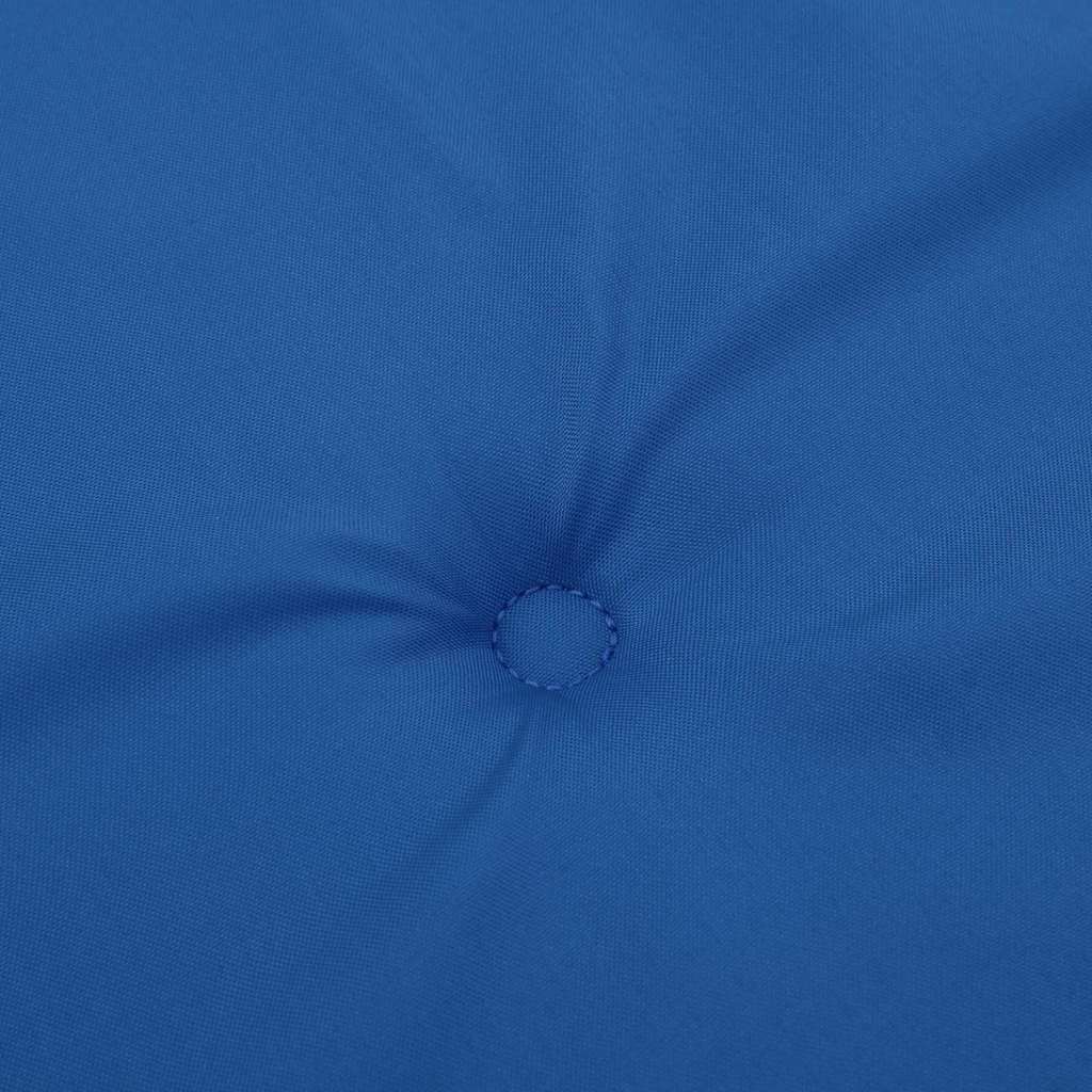 Stoelkussens Effen 2 pcs Blauw 58 x 77 x 4,5 cm Oxford Stof is nu te koop bij PeponiXL, paradijselijk wonen!