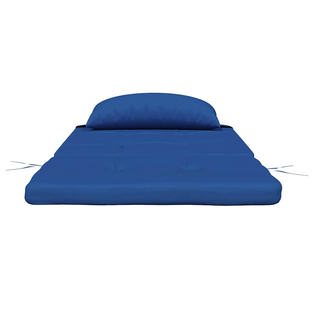 Stoelkussens Effen 2 pcs Blauw 58 x 77 x 4,5 cm Oxford Stof is nu te koop bij PeponiXL, paradijselijk wonen!