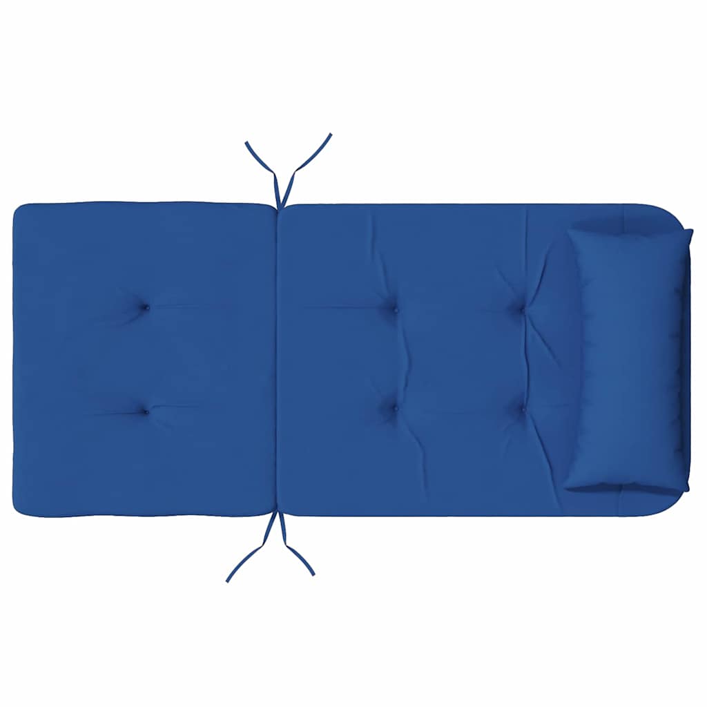 Stoelkussens Effen 2 pcs Blauw 58 x 77 x 4,5 cm Oxford Stof is nu te koop bij PeponiXL, paradijselijk wonen!