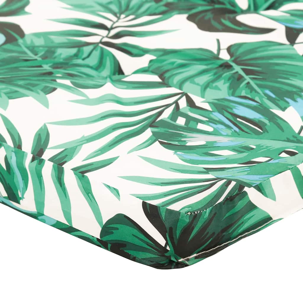 Stoelkussens 2 pcs Bladpatroon 58 x 77 x 4,5 cm Oxford Stof is nu te koop bij PeponiXL, paradijselijk wonen!