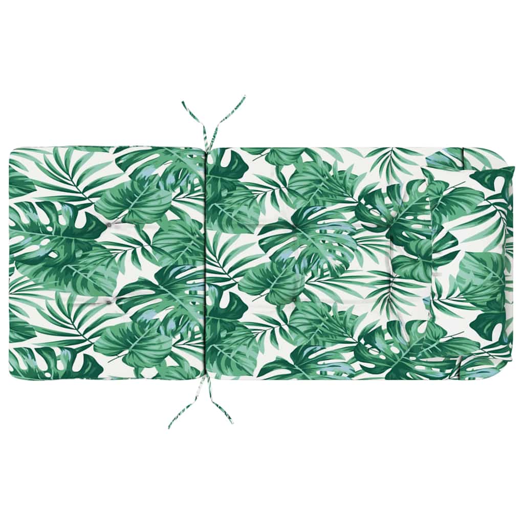 Stoelkussens 2 pcs Bladpatroon 58 x 77 x 4,5 cm Oxford Stof is nu te koop bij PeponiXL, paradijselijk wonen!