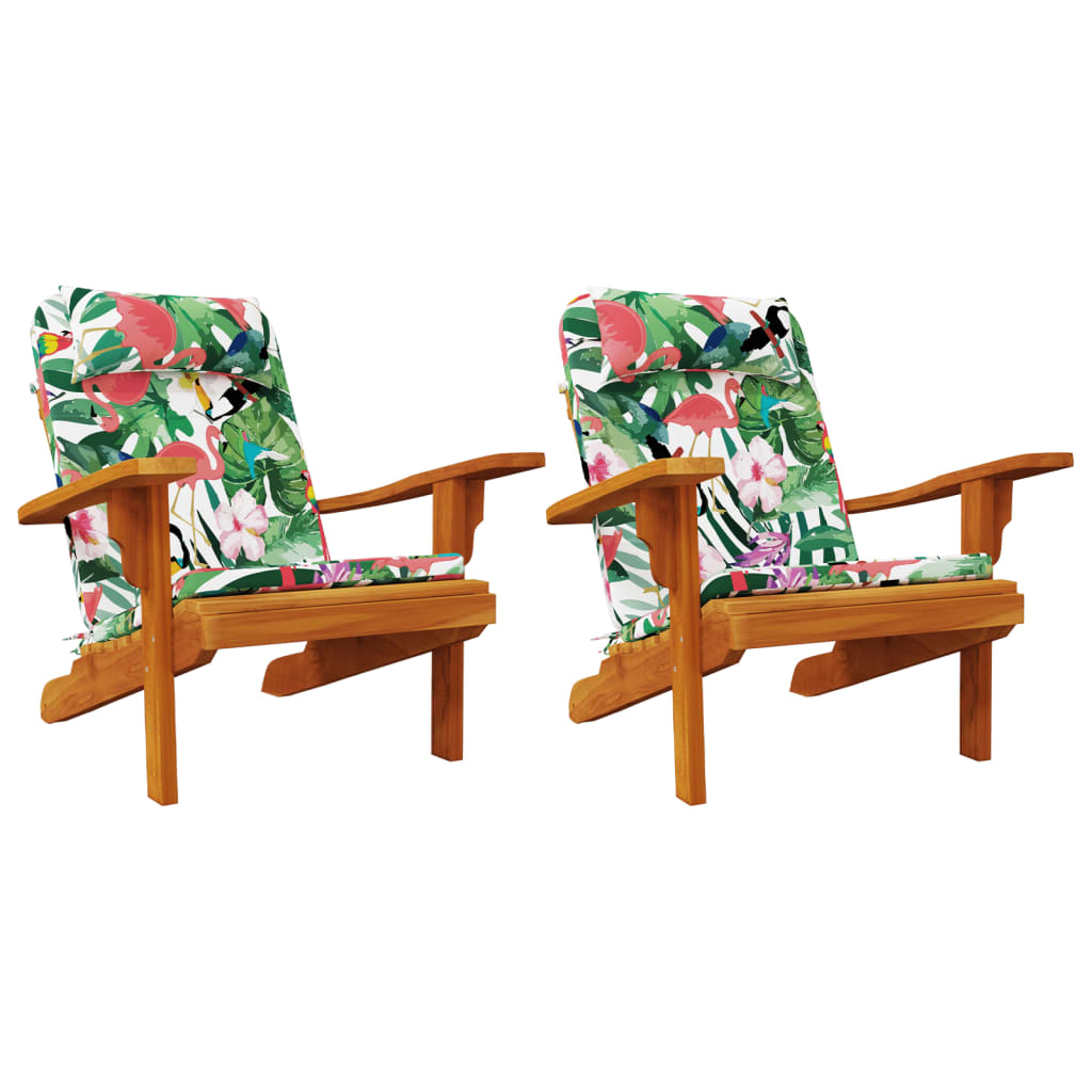 Stoelkussens 2 st Adirondack oxford stof meerkleurig is nu te koop bij PeponiXL, paradijselijk wonen!