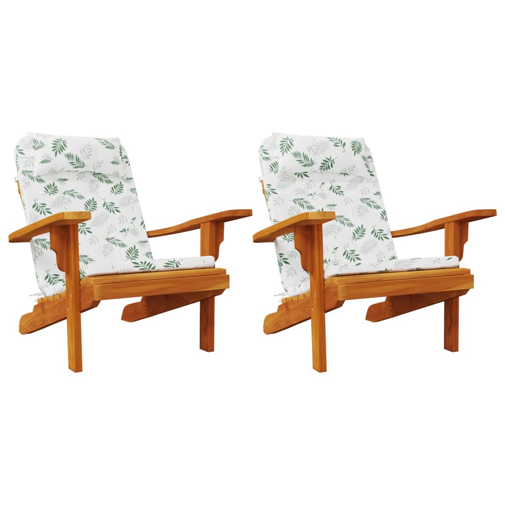 Adirondack Stoelkussens 2 st bladpatroon oxford stof is nu te koop bij PeponiXL, paradijselijk wonen!