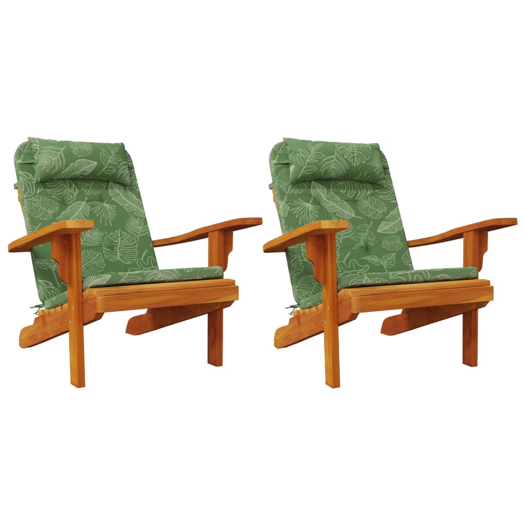 Adirondack Stoelkussens 2 st bladpatroon oxford stof is nu te koop bij PeponiXL, paradijselijk wonen!