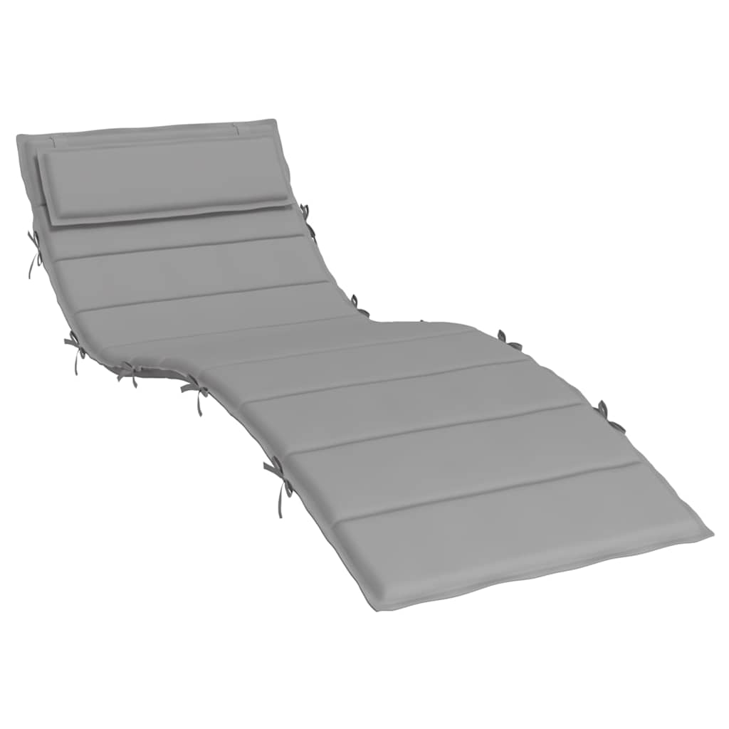 Ligbedkussen 180x60x4 cm oxford stof grijs is nu te koop bij PeponiXL, paradijselijk wonen!