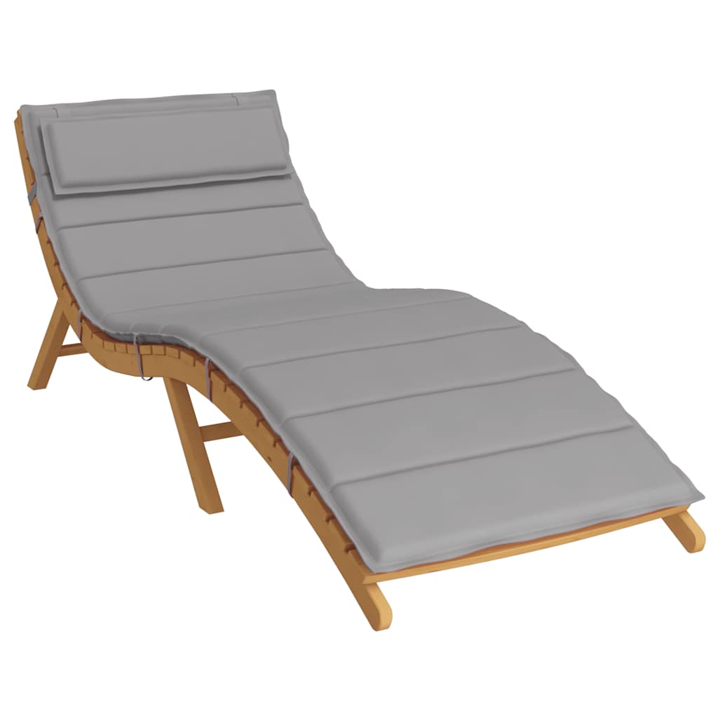 Ligbedkussen 180x60x4 cm oxford stof grijs is nu te koop bij PeponiXL, paradijselijk wonen!