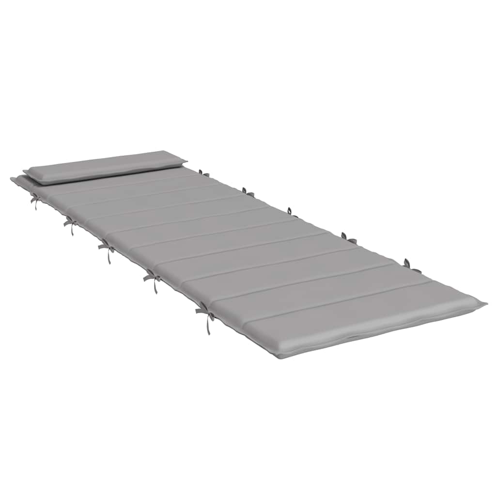 Ligbedkussen 180x60x4 cm oxford stof grijs is nu te koop bij PeponiXL, paradijselijk wonen!