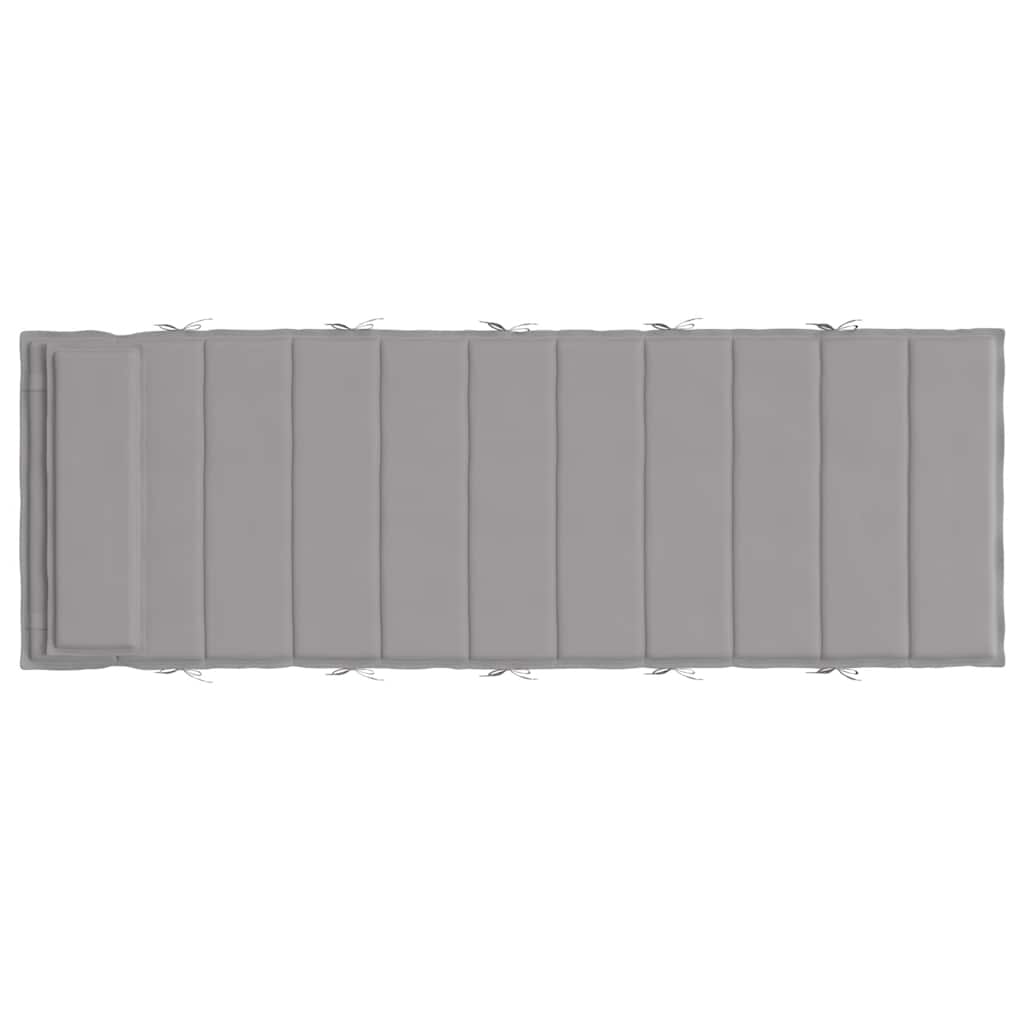 Ligbedkussen 180x60x4 cm oxford stof grijs is nu te koop bij PeponiXL, paradijselijk wonen!