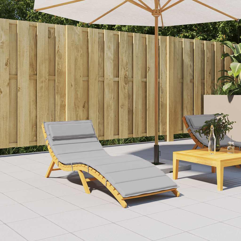 Ligbedkussen 180x60x4 cm oxford stof grijs is nu te koop bij PeponiXL, paradijselijk wonen!