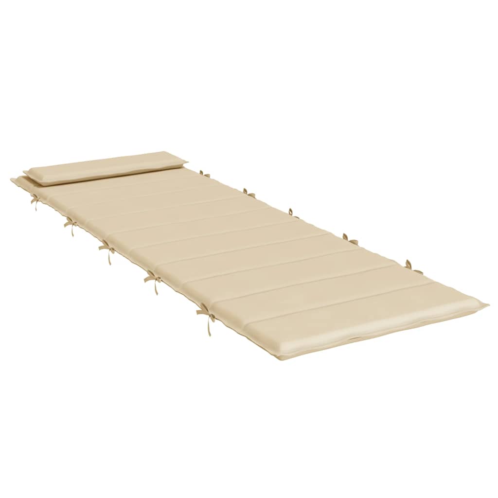 Ligbedkussen 180x60x4 cm oxford stof beige is nu te koop bij PeponiXL, paradijselijk wonen!