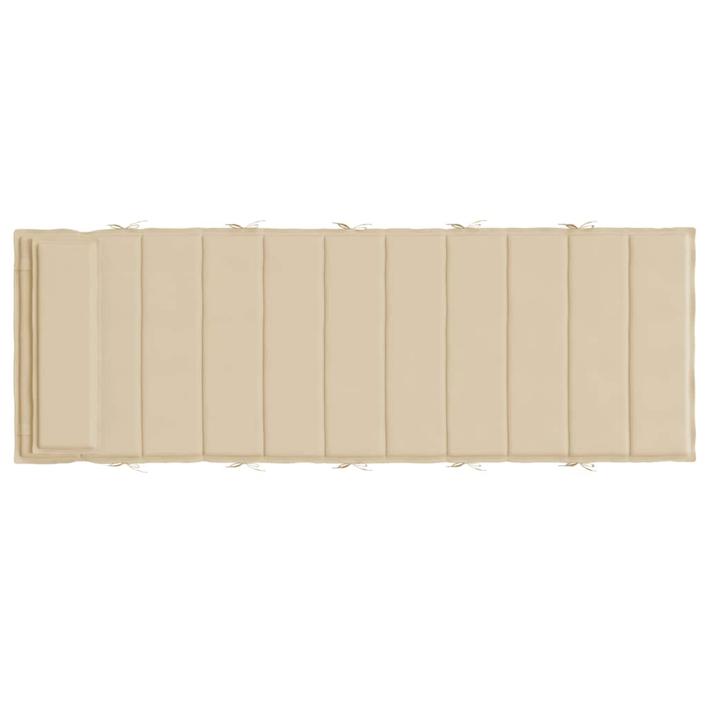 Ligbedkussen 180x60x4 cm oxford stof beige is nu te koop bij PeponiXL, paradijselijk wonen!