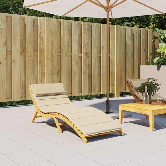 Ligbedkussen 180x60x4 cm oxford stof beige is nu te koop bij PeponiXL, paradijselijk wonen!
