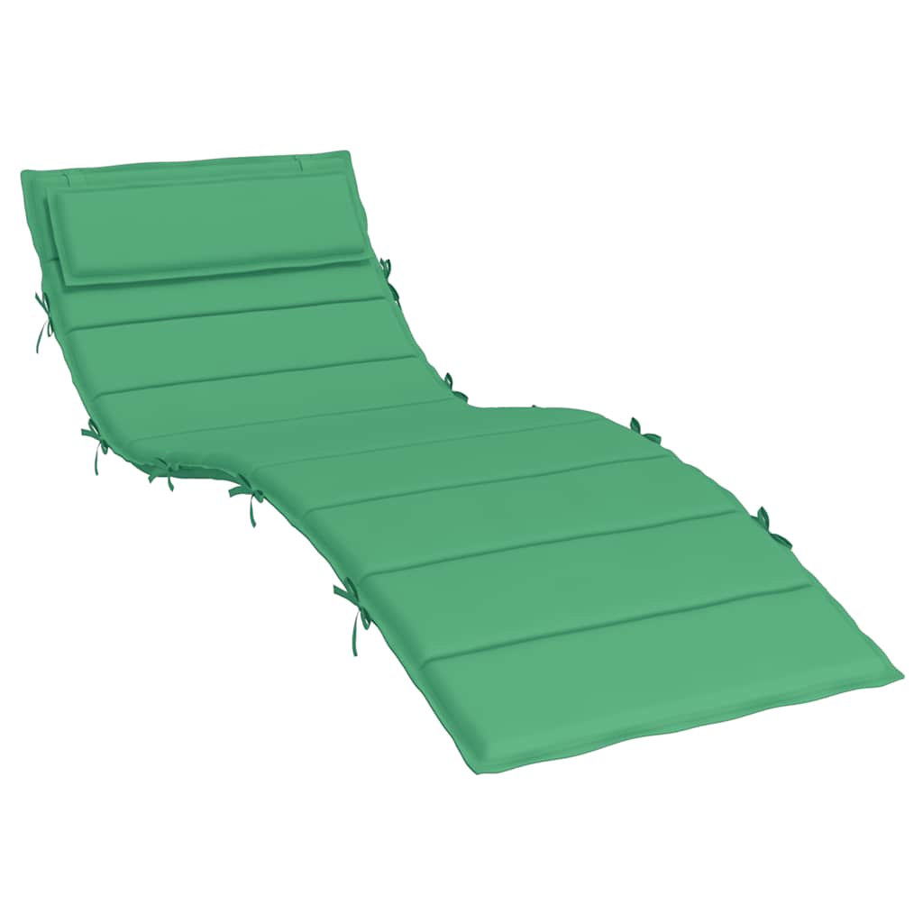 Ligbedkussen 180x60x4 cm oxford stof groen