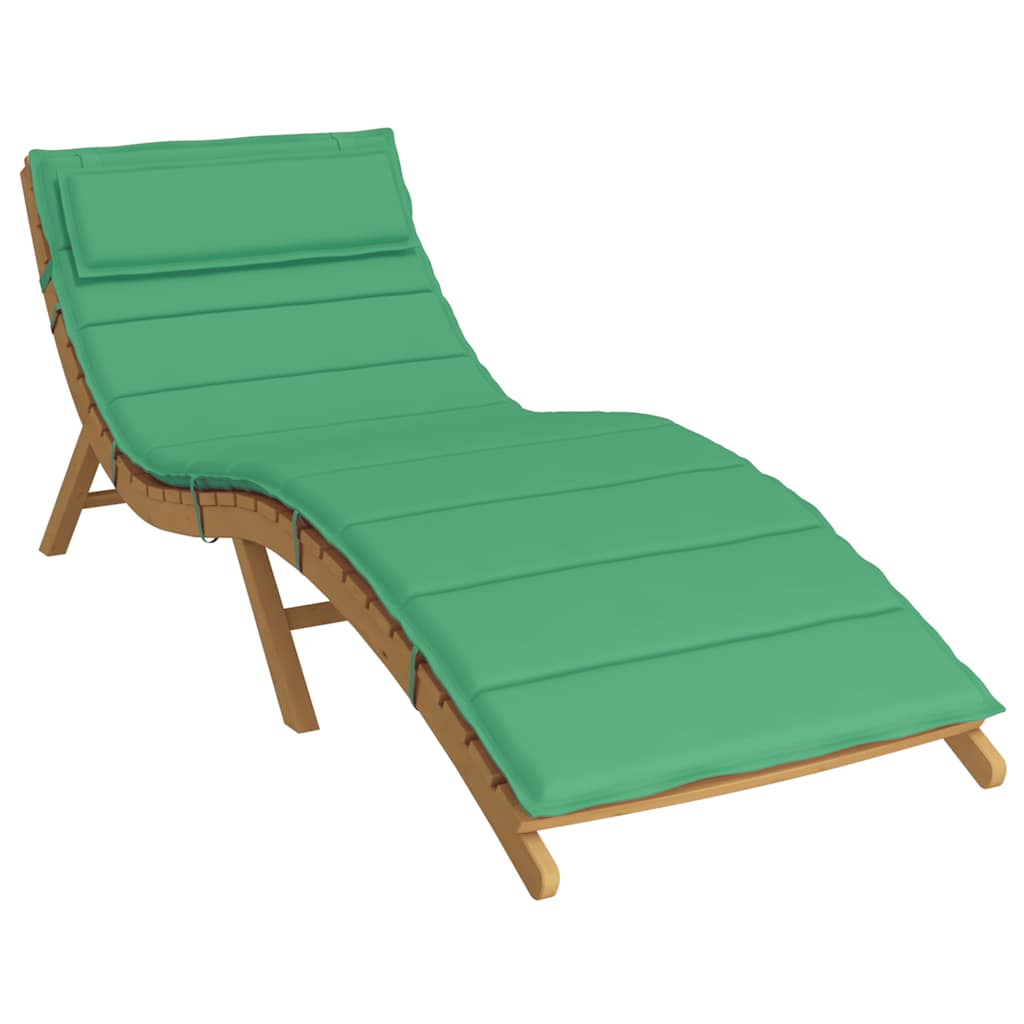 Ligbedkussen 180x60x4 cm oxford stof groen