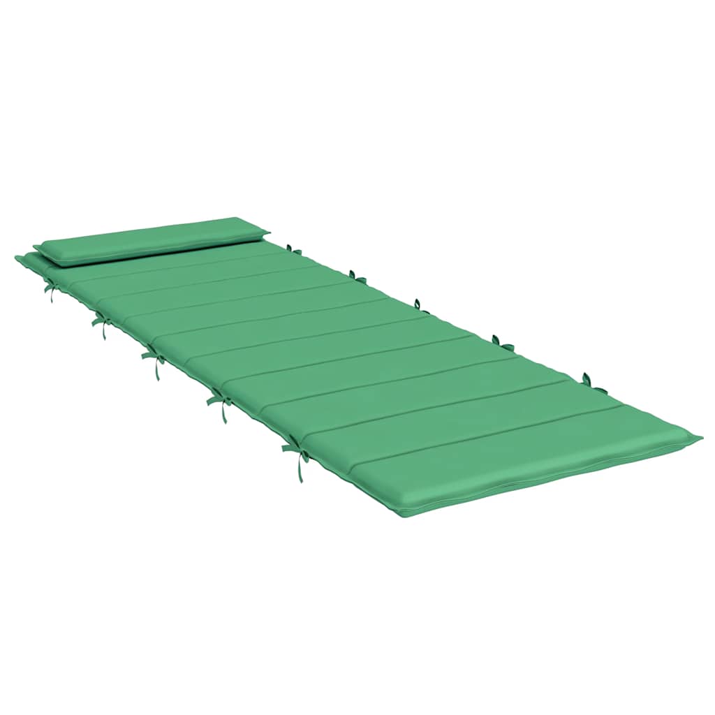 Ligbedkussen 180x60x4 cm oxford stof groen