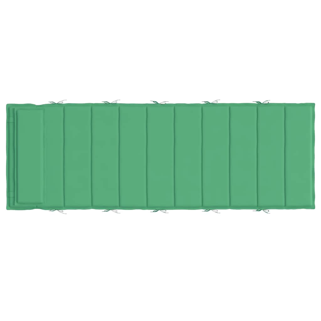 Ligbedkussen 180x60x4 cm oxford stof groen