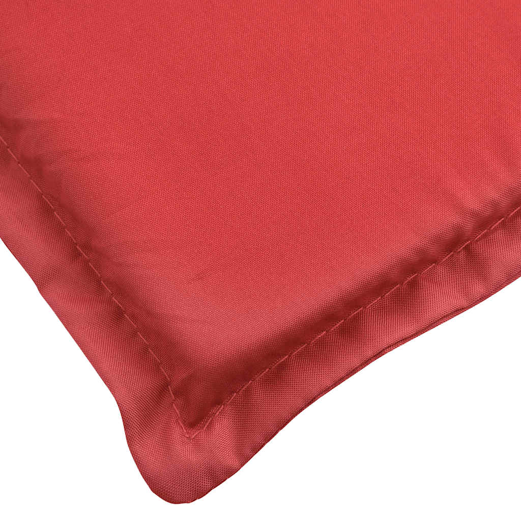 Ligbedkussen 180x60x4 cm oxford stof rood