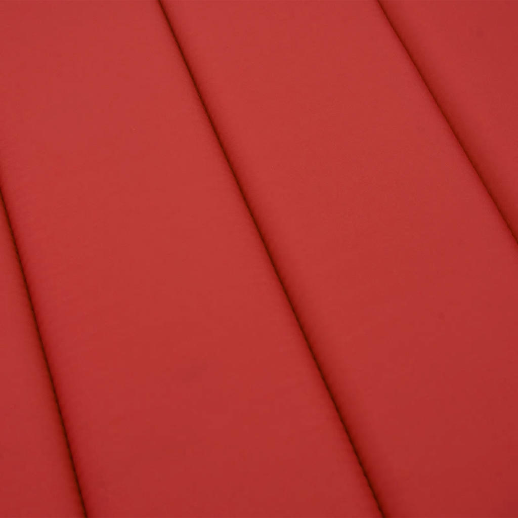 Ligbedkussen 180x60x4 cm oxford stof rood