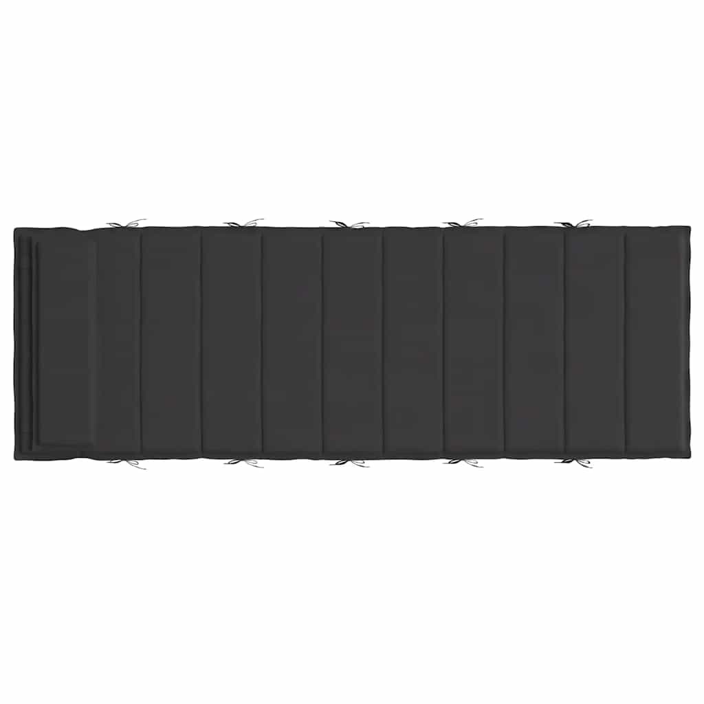 Ligbedkussen 180x60x4 cm oxford stof zwart is nu te koop bij PeponiXL, paradijselijk wonen!