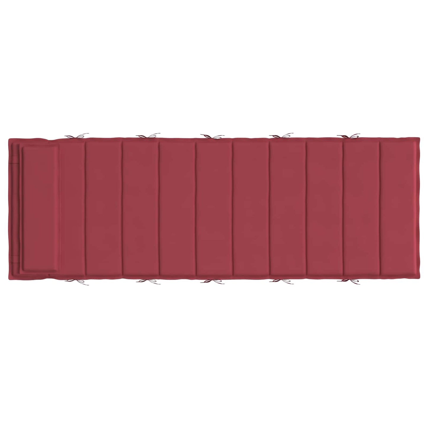 Zon Loungerkussen Wijnrood 178 x 60 x 4 cm Oxford stof