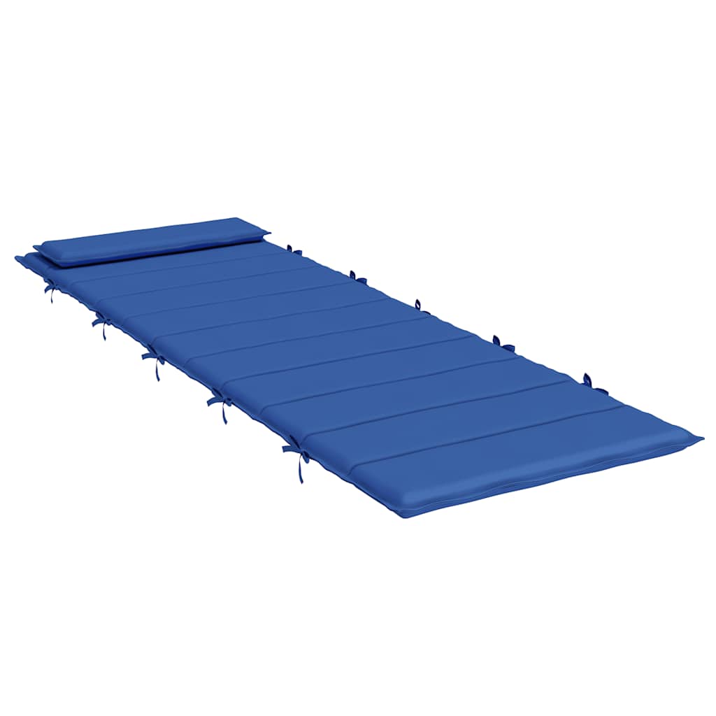 Ligbedkussen 180x60x4 cm oxford stof koningsblauw
