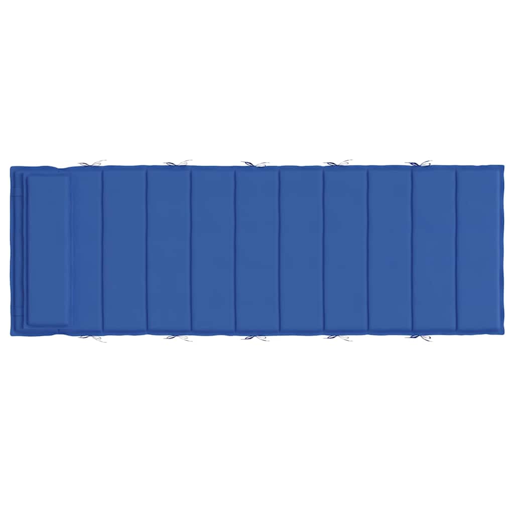 Ligbedkussen 180x60x4 cm oxford stof koningsblauw