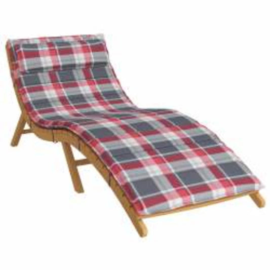 Zon Loungerkussen Rood en grijs 178 x 60 x 4 cm Oxford stof is nu te koop bij PeponiXL, paradijselijk wonen!