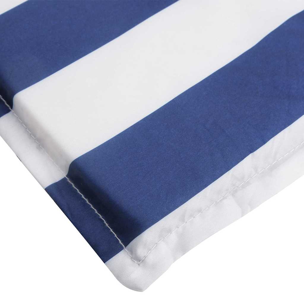 Ligbedkussen gestreept 180x60x4 cm oxford stof blauw en wit is nu te koop bij PeponiXL, paradijselijk wonen!