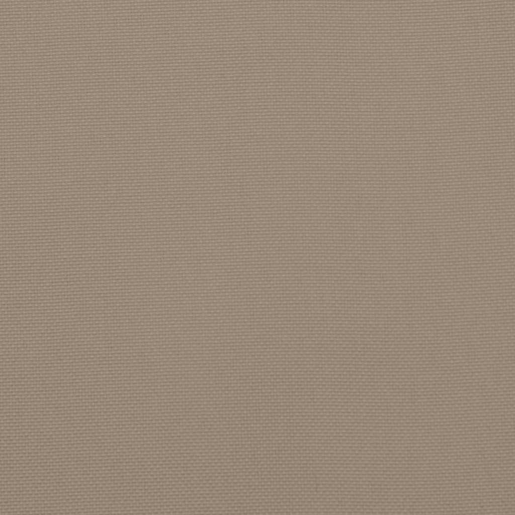 Stoelkussens 2 st hoge rug oxford stof taupe is nu te koop bij PeponiXL, paradijselijk wonen!