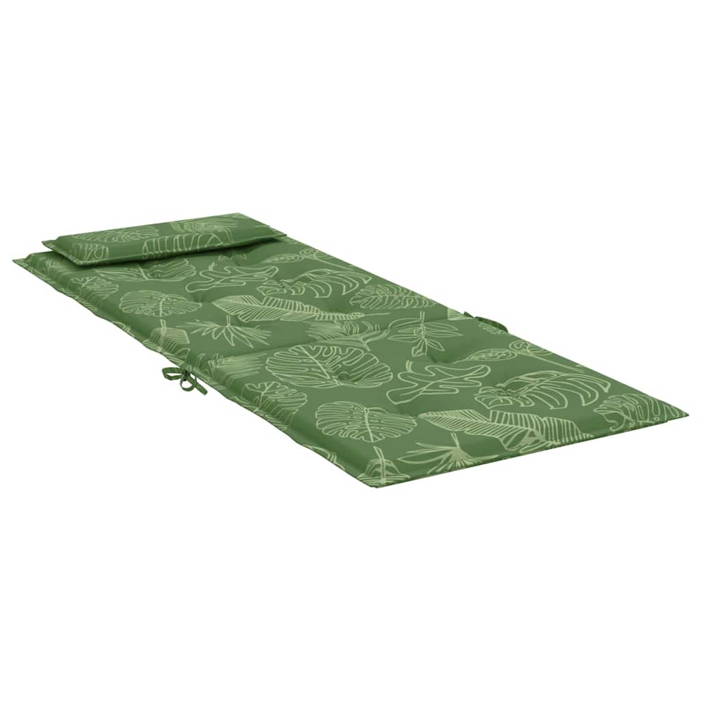 Stoelkussens 2 st hoge rug bladpatroon oxford stof is nu te koop bij PeponiXL, paradijselijk wonen!