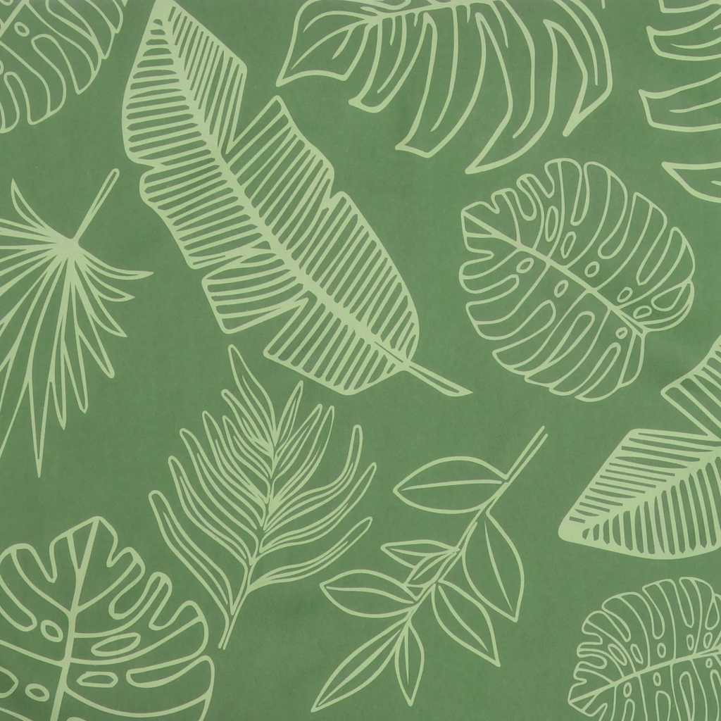 Stoelkussens 2 st hoge rug bladpatroon oxford stof is nu te koop bij PeponiXL, paradijselijk wonen!
