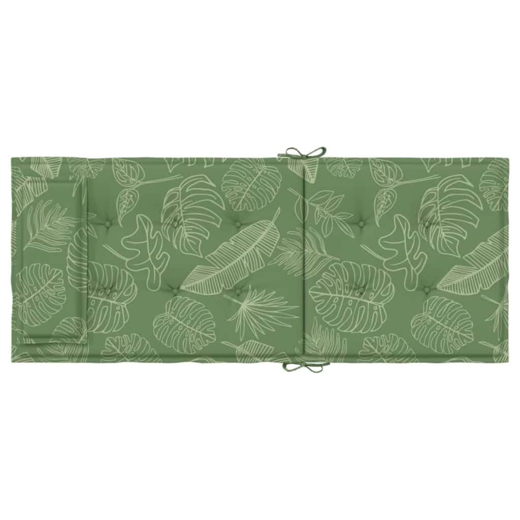 Stoelkussens 6 st hoge rug bladpatroon oxford stof is nu te koop bij PeponiXL, paradijselijk wonen!