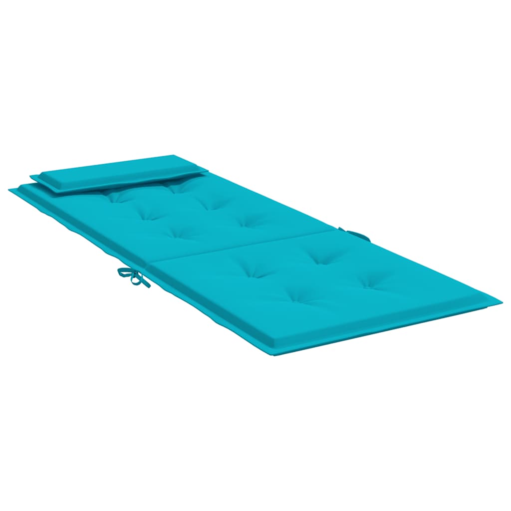 Stoelkussens 4 st hoge rug oxford stof turquoise is nu te koop bij PeponiXL, paradijselijk wonen!