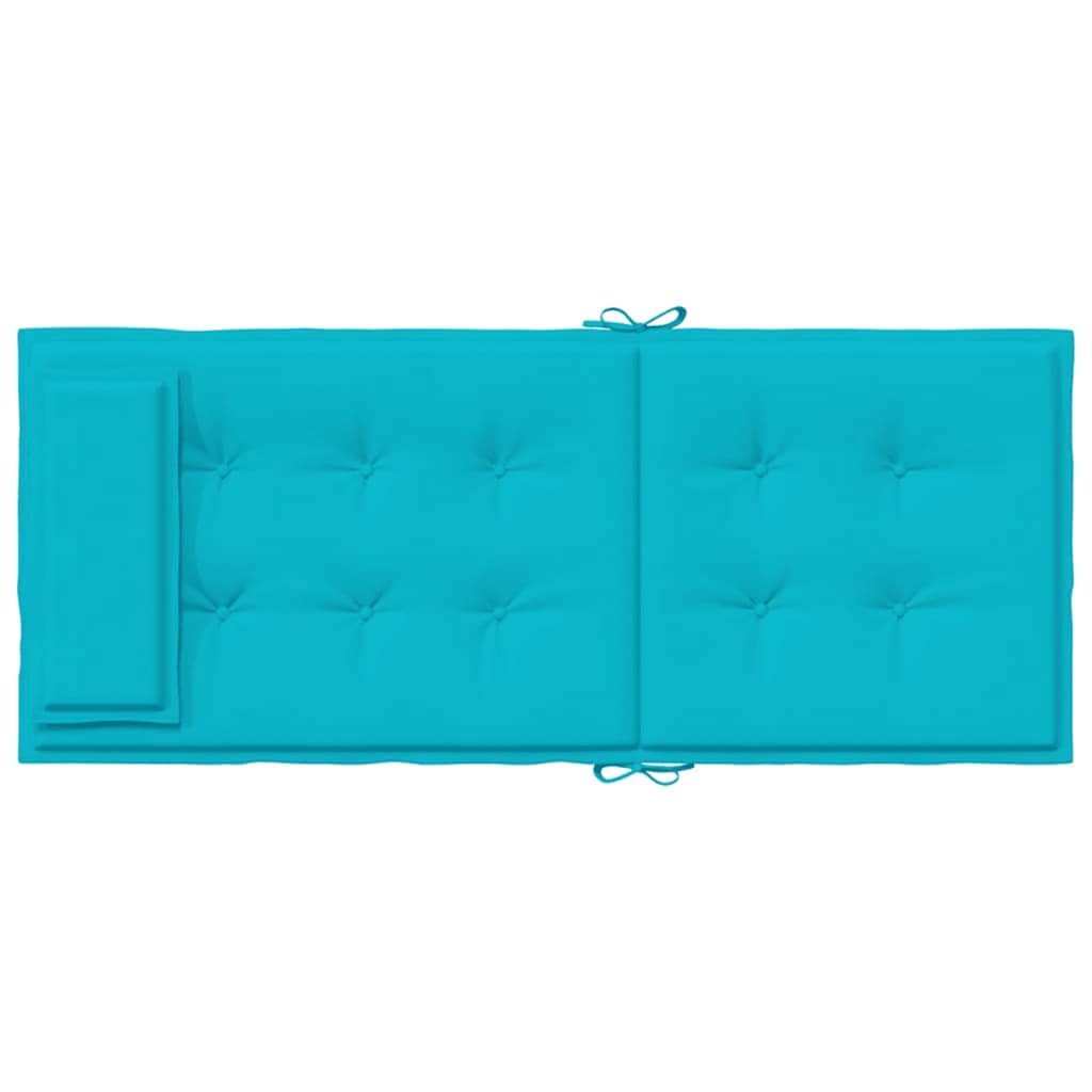 Stoelkussens 4 st hoge rug oxford stof turquoise is nu te koop bij PeponiXL, paradijselijk wonen!