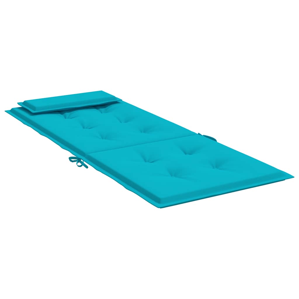 Stoelkussens 6 st hoge rug oxford stof turquoise is nu te koop bij PeponiXL, paradijselijk wonen!