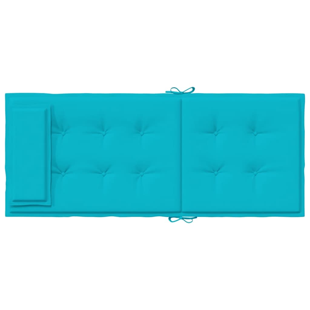 Stoelkussens 6 st hoge rug oxford stof turquoise is nu te koop bij PeponiXL, paradijselijk wonen!