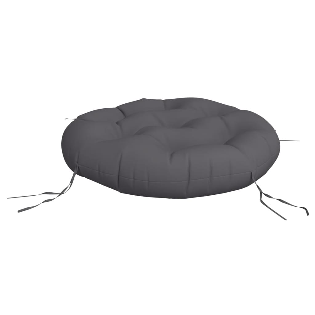 Zitkussen rond Ø 60 x11 cm oxford stof antracietkleurig is nu te koop bij PeponiXL, paradijselijk wonen!