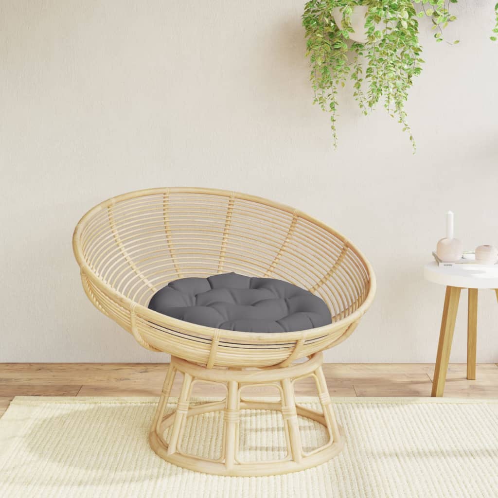 Zitkussen rond Ø 60 x11 cm oxford stof antracietkleurig is nu te koop bij PeponiXL, paradijselijk wonen!