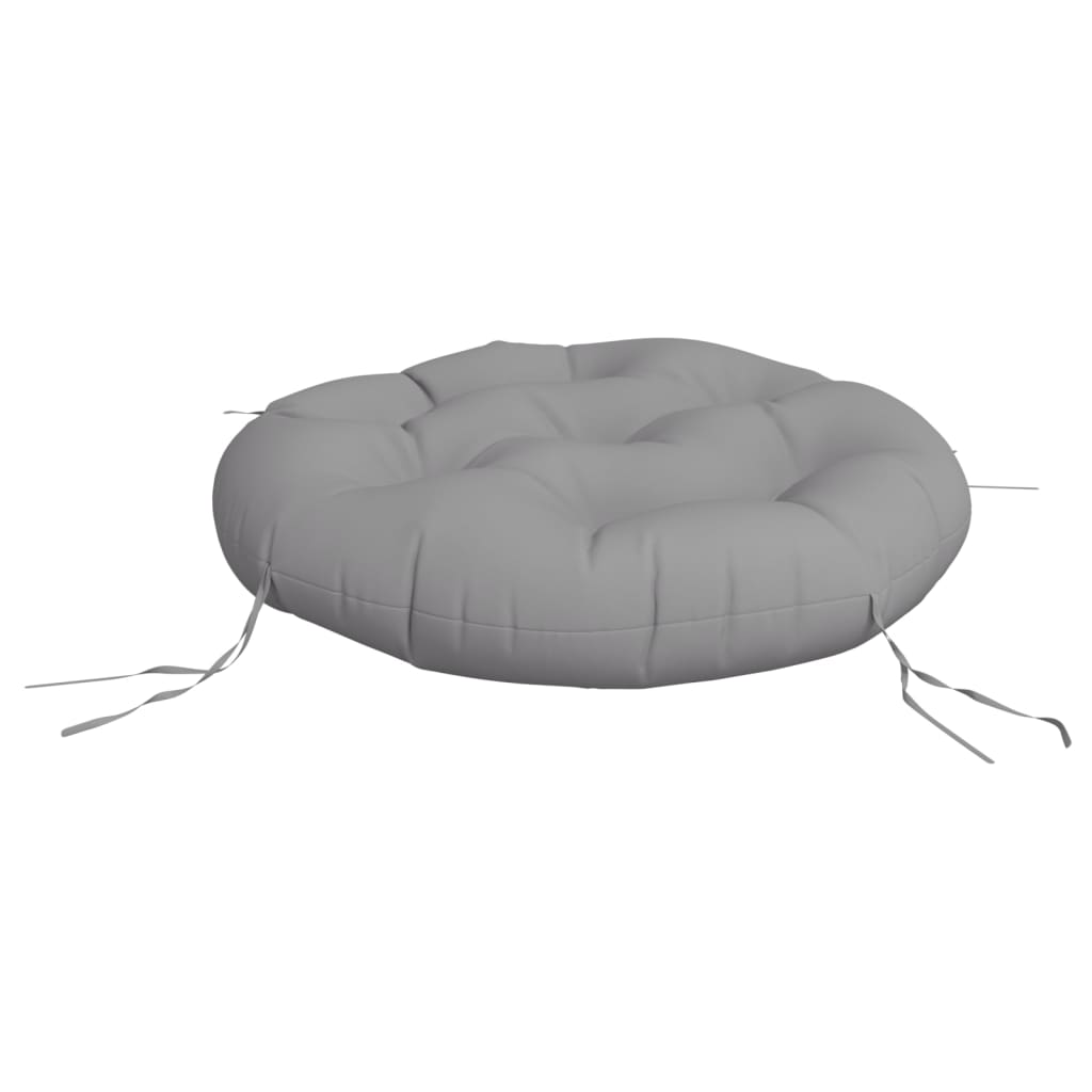 Zitkussen rond Ø 60x11 cm oxford stof grijs is nu te koop bij PeponiXL, paradijselijk wonen!