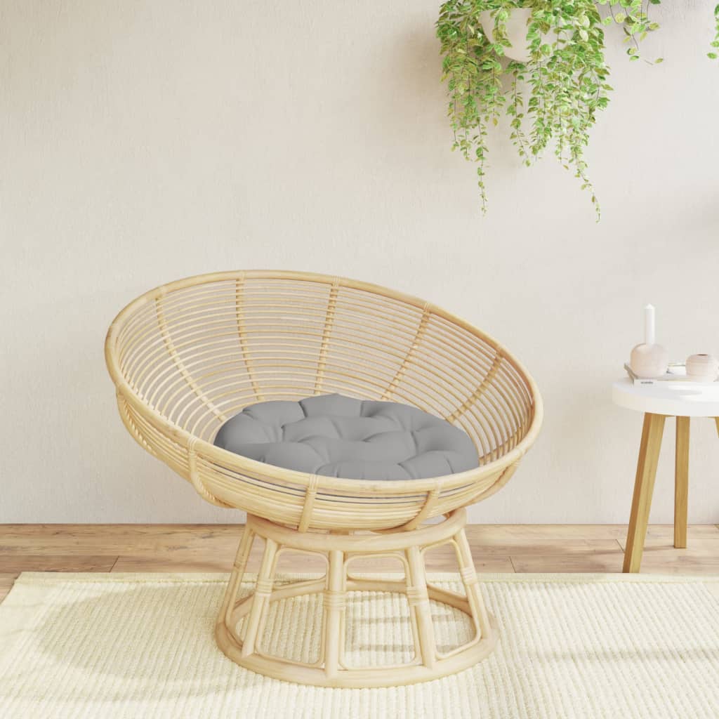 Zitkussen rond Ø 60x11 cm oxford stof grijs is nu te koop bij PeponiXL, paradijselijk wonen!