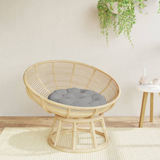 Zitkussen rond Ø 60x11 cm oxford stof grijs is nu te koop bij PeponiXL, paradijselijk wonen!