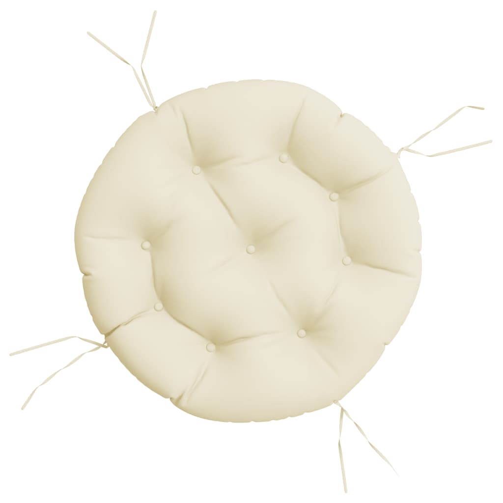 Zitkussen rond Ø 60x11 cm oxford stof crèmekleurig is nu te koop bij PeponiXL, paradijselijk wonen!